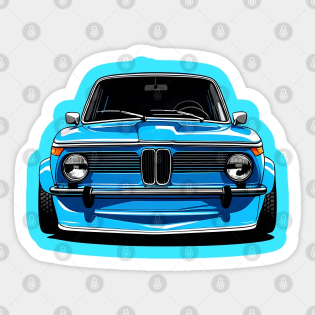 BMW 2002 Turbo Sticker by TaevasDesign